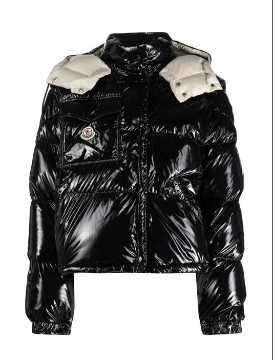 MONCLER DONNA CORTO NERO LUCIDO