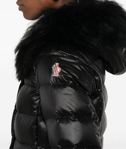 MONCLER DONNA NERO PELLICCIA