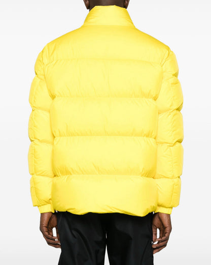 MONCLER UOMO GIALLO LOGO PETTO