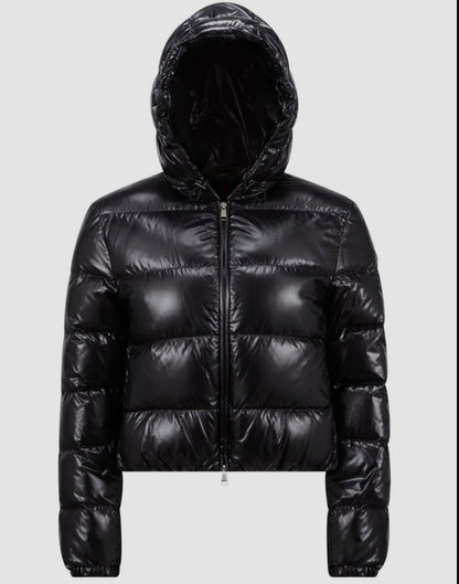 MONCLER DONNA CORTO LUCIDO CON CAPPUCCIO