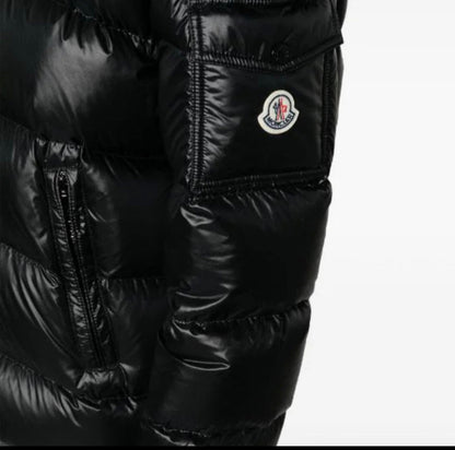 MONCLER DONNA NERO CON PELLICCIA BEIGE