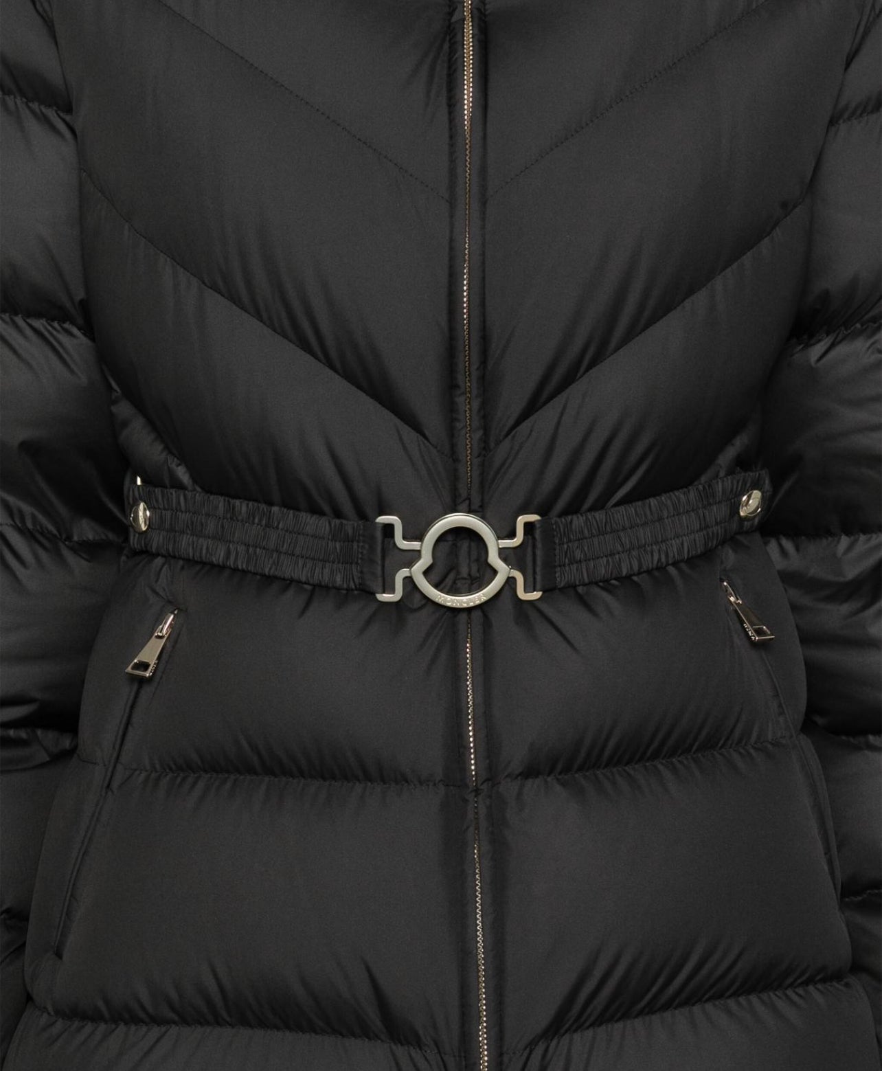 MONCLER DONNA NERO CON CINTA