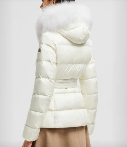 MONCLER DONNA CORTO PELLICCIA BIANCO