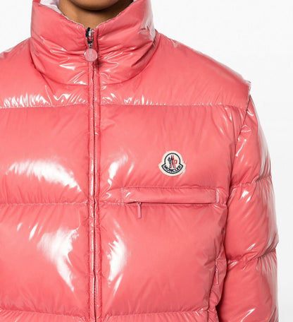 MONCLER DONNA CORTO ROSA LUCIDO