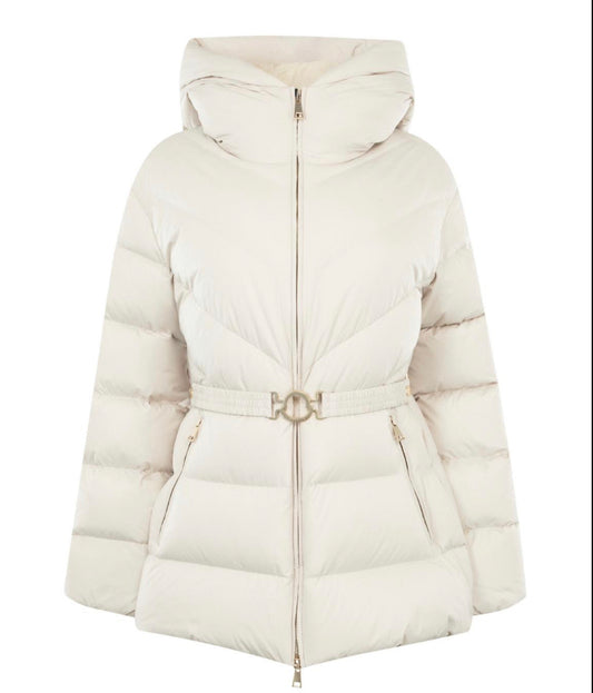 MONCLER DONNA BIANCO CON CINTA